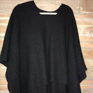 Naked Cashmere scoop neck poncho 100% Cashmere